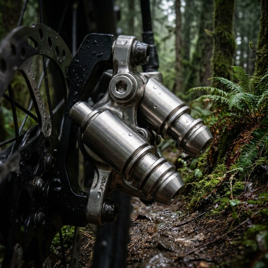 Avid Titan Schrauben-Kit für Scheibenbremsen. Leichtes, hochpräzises Upgrade für Fahrradbremsen, optimiert für Performance und Haltbarkeit.
