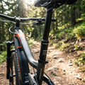 Haibike Xduro inserlimit Sattelstütze Alu 31,6/400mm schwarz matt mit Loch für E-Mountainbikes. Robustes Fahrradteil.