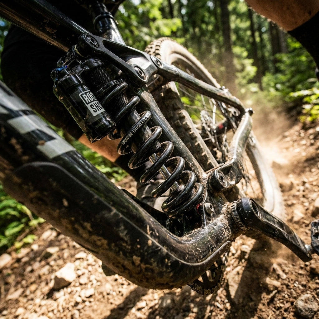 RockShox Feder für metrische Dämpfer, schwarz, 600LB. Optimiert dein Mountainbike Fahrwerk für maximale Performance.