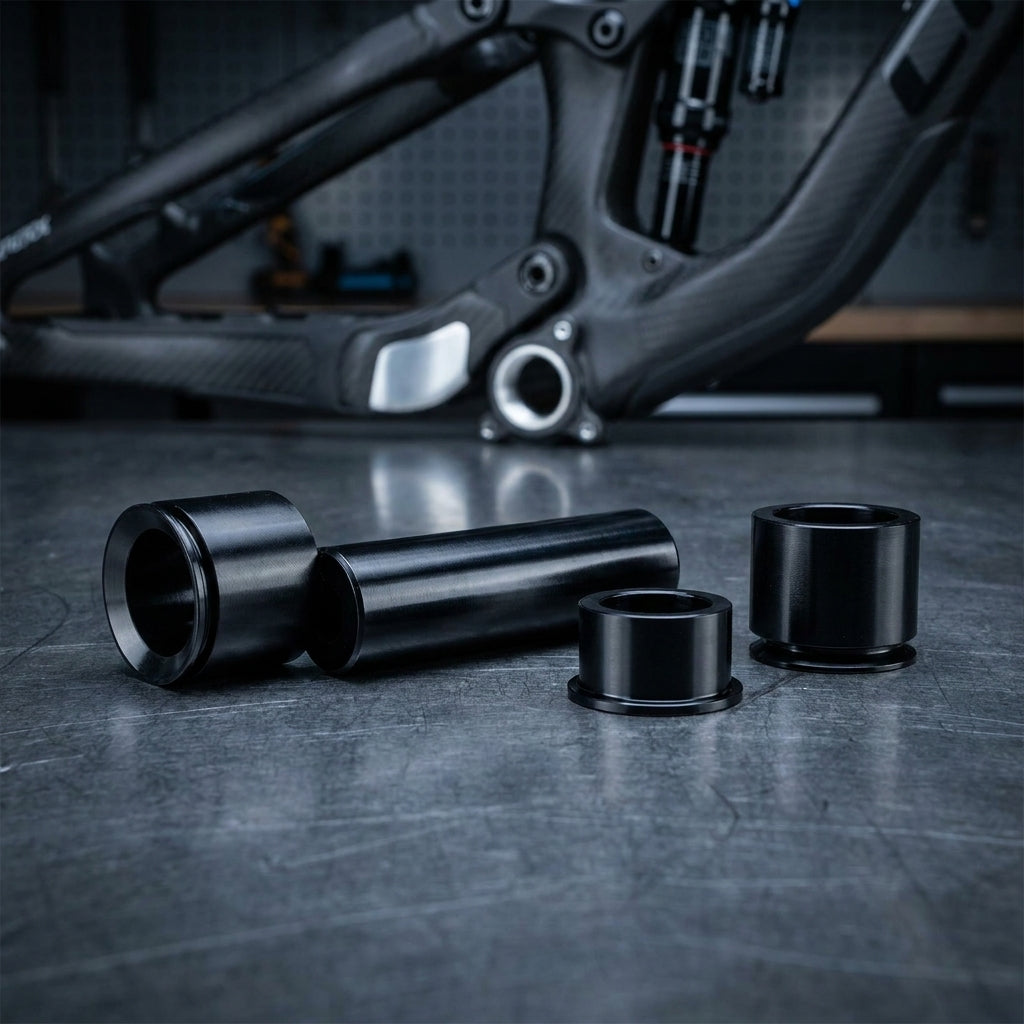 RockShox 3-teiliges Dämpfer Montagekit für Fahrräder, 1/2" 6x45.0 Standard Buchsen und Achse.