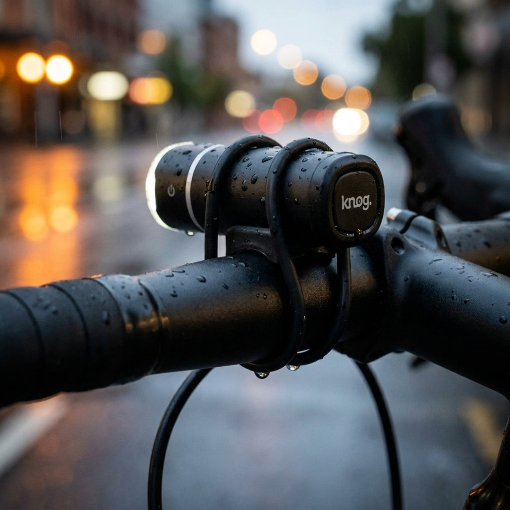 Knog V Riemen schwarz, Ersatzteil für Blinder Fahrradlicht (27-32mm). Sichere Befestigung für optimale Sichtbarkeit beim Radfahren.