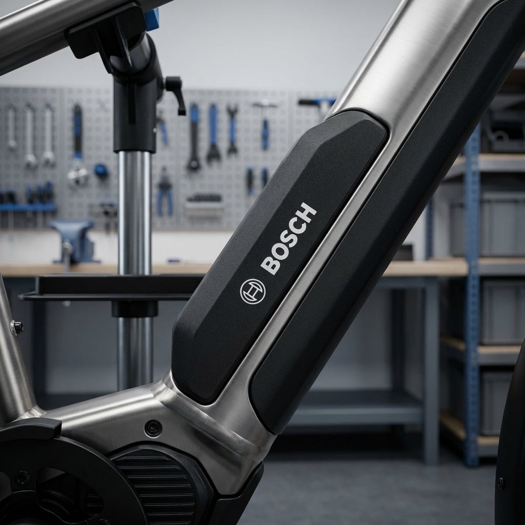 Bosch Designdeckel Direct Mount Platte ABS Abdeckung für E-Bike Modelle BAS33YY und BAS35YY in Schwarz.