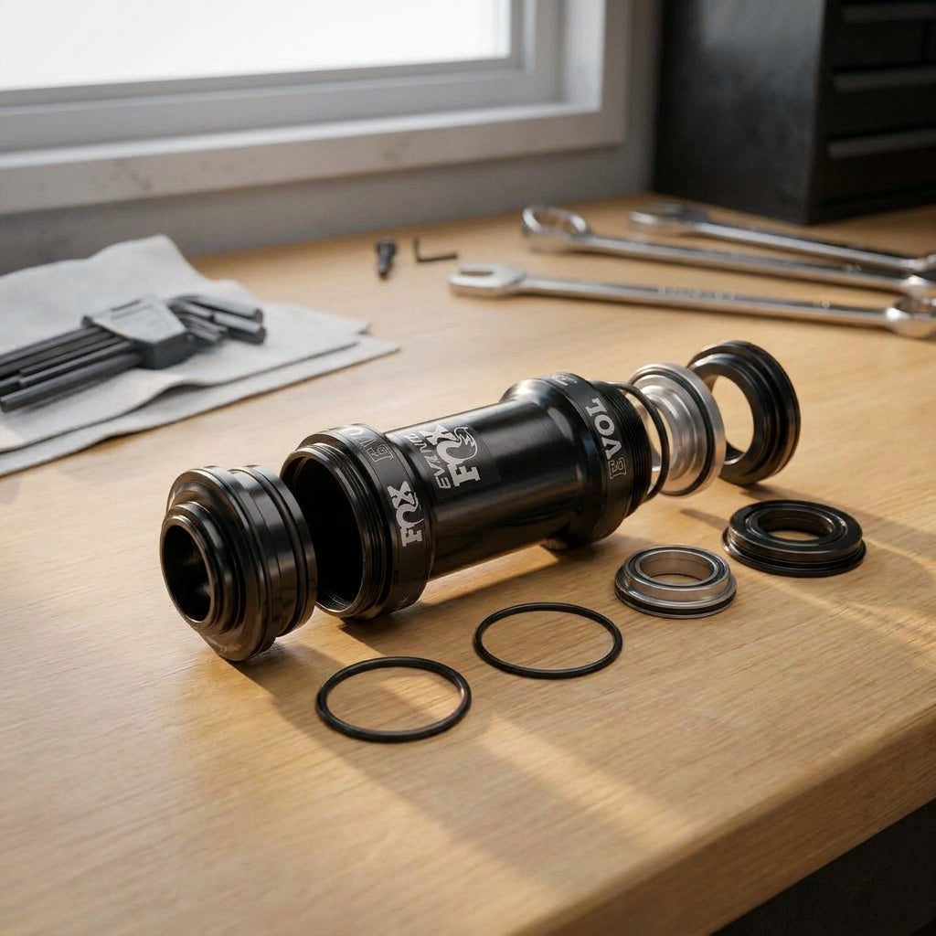 FOX Service Set Sleeve Assembly 2018 für präzises Dämpfer Tuning und Wartung. Optimiert dein MTB Fahrwerk.