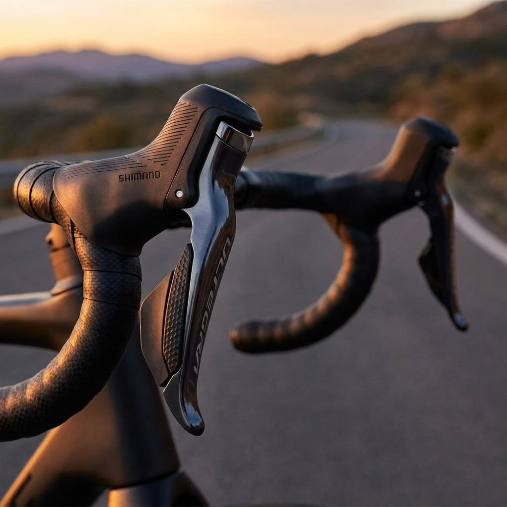Shimano Ultegra Di2 ST-R8150 Schalt-/Bremshebel für Felgenbremse am Rennrad.