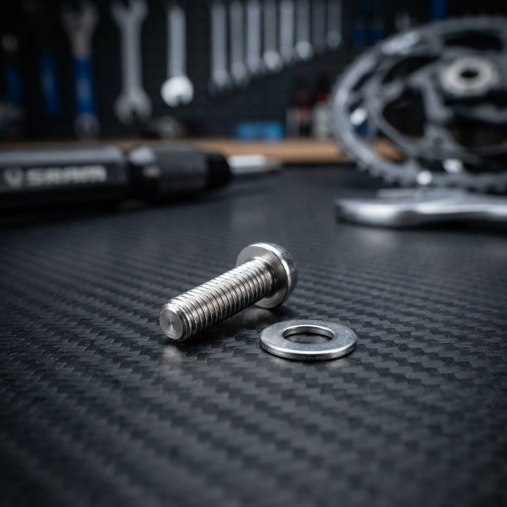 SRAM Eagle AXS Schaltwerk Schraubenset. Original Sram Ersatzteile für Mountainbike Schaltwerke. Perfekt für Wartung und Reparatur.