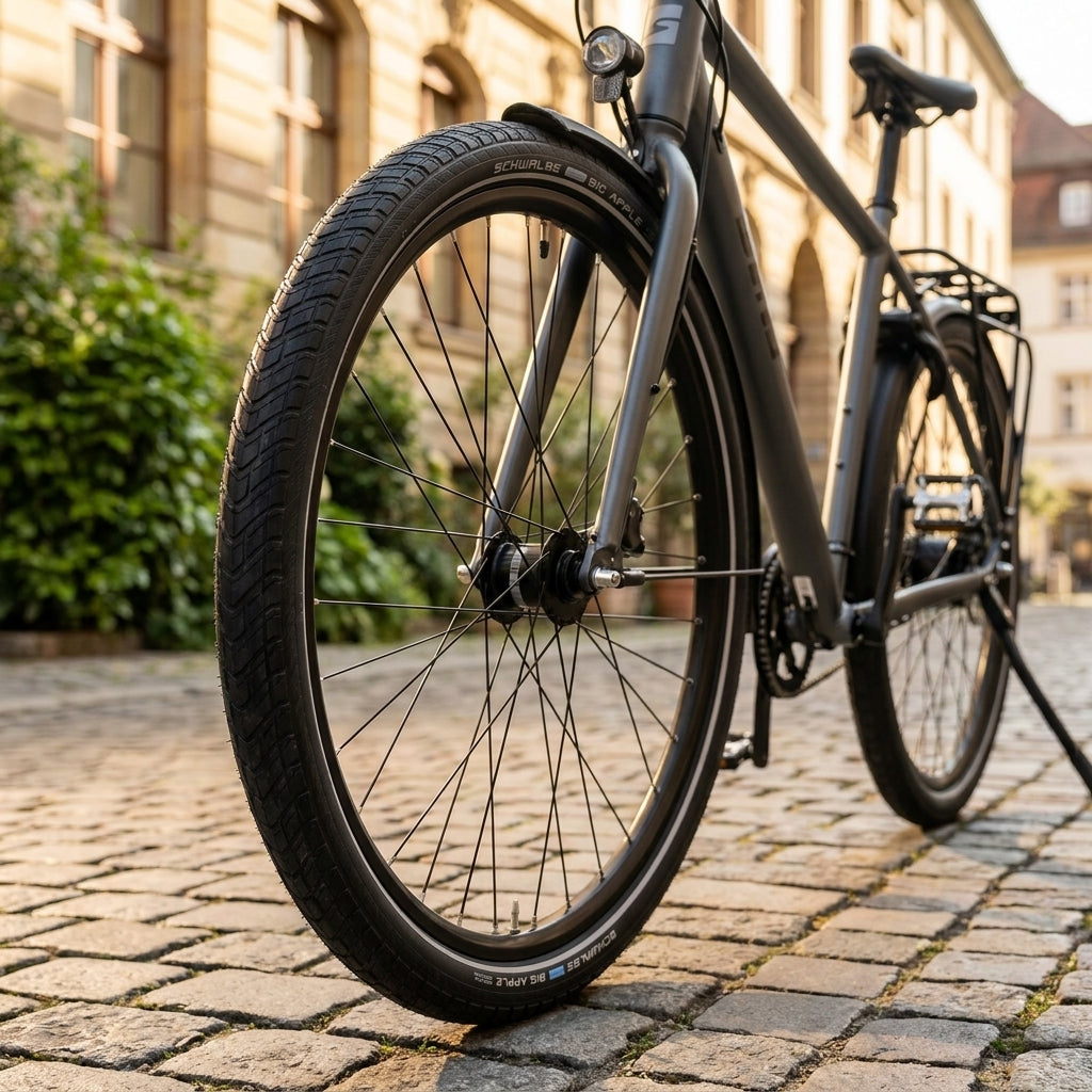 Schwalbe Motion Big Apple 50-559: Komfortabler City-/Trekkingreifen mit Pannenschutz. Ideal für entspannte Fahrten in der Stadt.