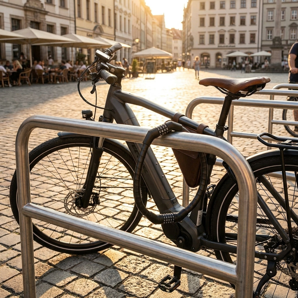 TRELOCK Kabelschloss PK 360 100-19 Code: leichtes, flexibles Panzerkabelschloss mit Zahlencode für Fahrrad und E-Bike.