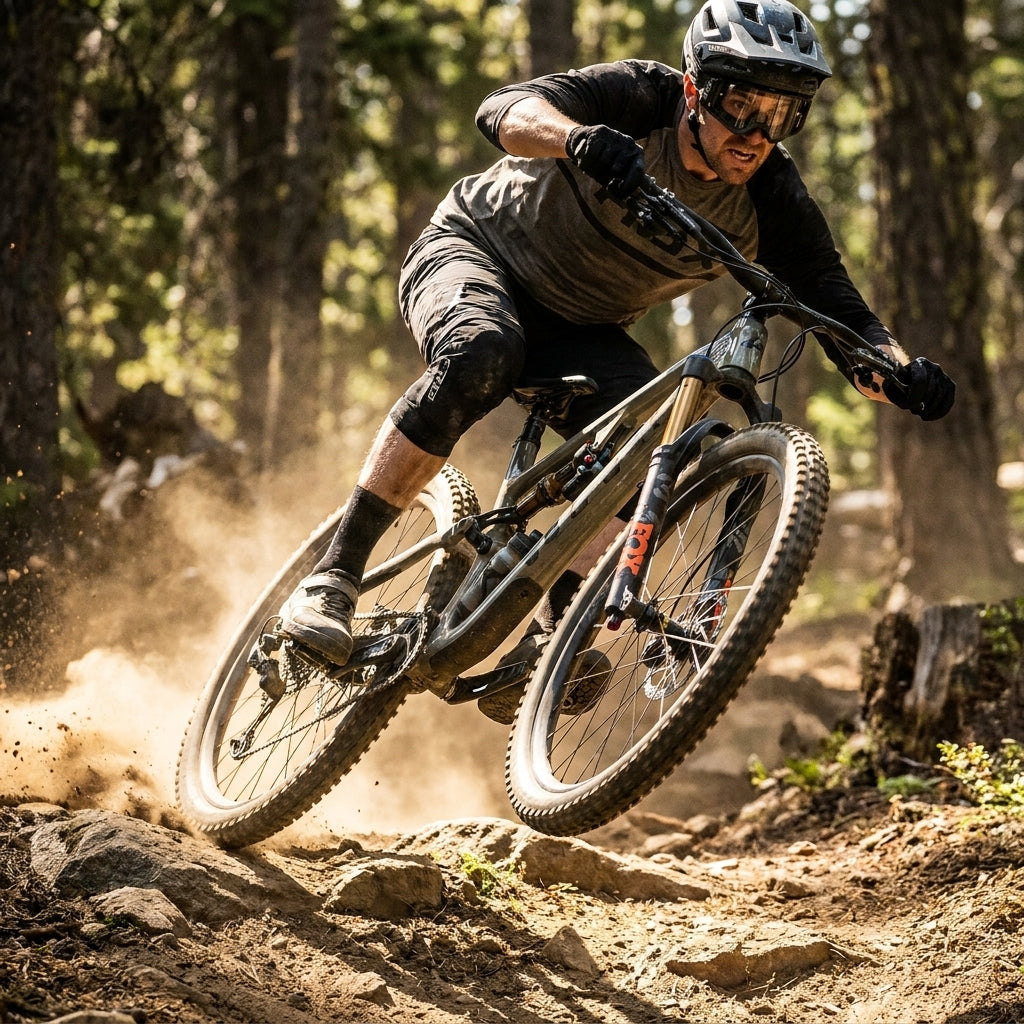 FOX Float X Factory Live Valve Luftdämpfer: Hochleistungs-Dämpfer für Mountainbikes. Optimale Kontrolle und Traktion auf Trails.