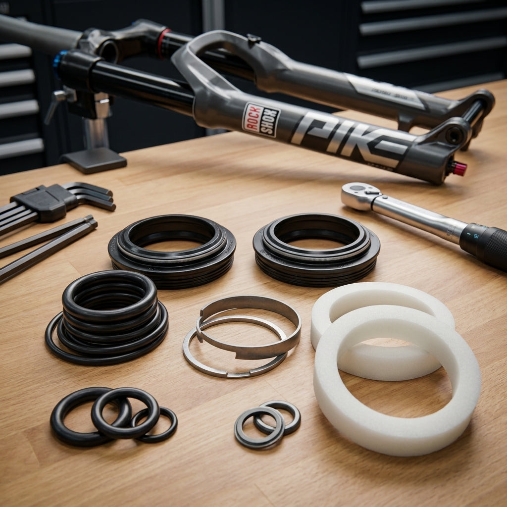 RockShox Federgabel Service-Kit Basic für Revelation Solo Air Mountainbike Gabeln. Wartung für optimale Performance.