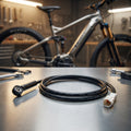 Yamaha Speed Sensor 2017 für E-Bikes, 650mm Länge, original Ersatzteil in Schwarz ohne Magnet.