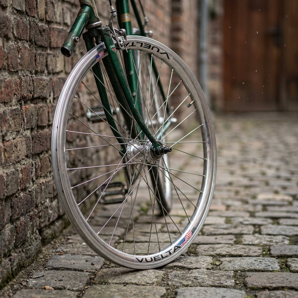 Bike-Parts Hinterrad 28 Zoll, silber, Schraubkranz 6-7 fach, 36-Loch Rodi Airline Felge. Robustes Fahrrad-Laufrad für City & Trekking.