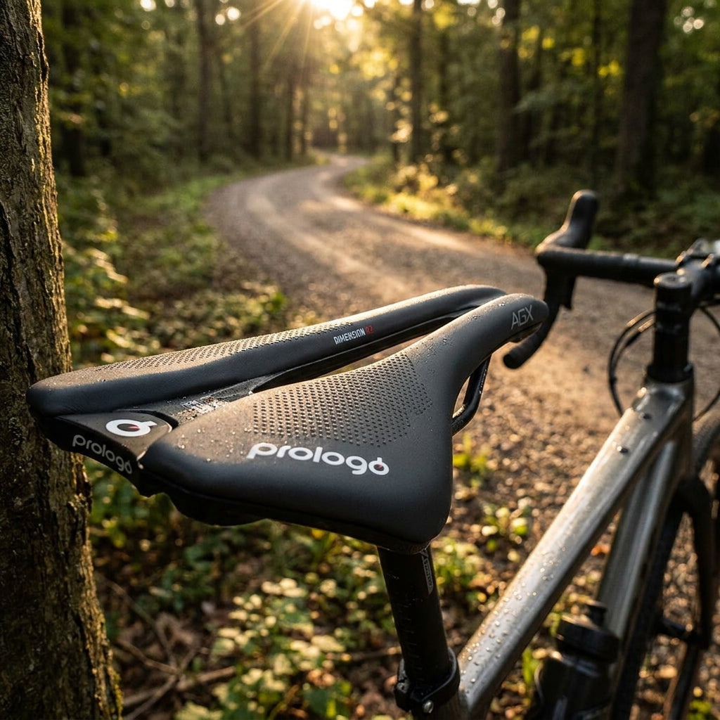 Prologo Dimension R2 AGX Slide Control Sattel anthrazit 143mm. Ergonomischer Gravel-Sattel für Komfort, Performance, Kontrolle.