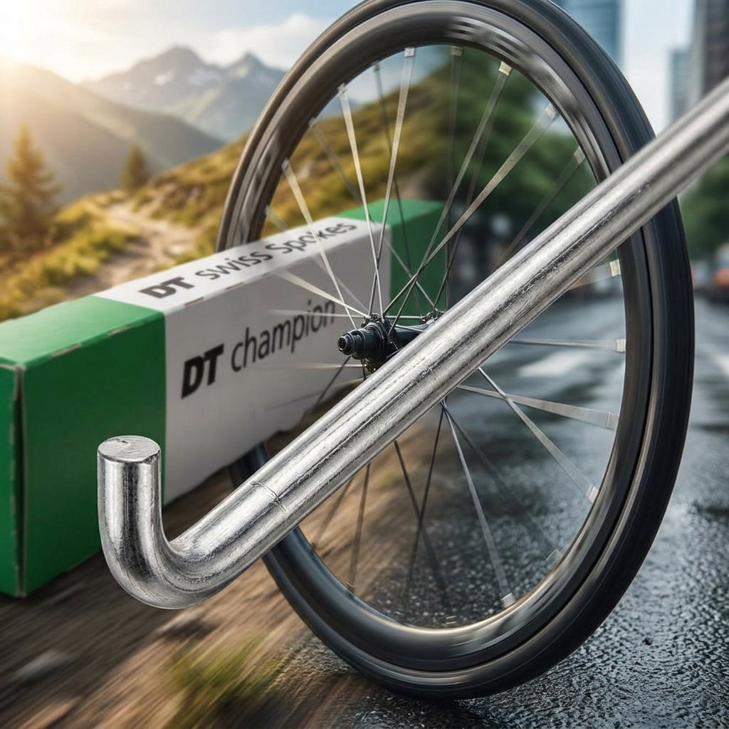 DT Swiss Champion 2.0 Fahrradspeiche 260mm silber. Robuste Allround-Speiche für stabile Laufräder an MTB und Rennrad.