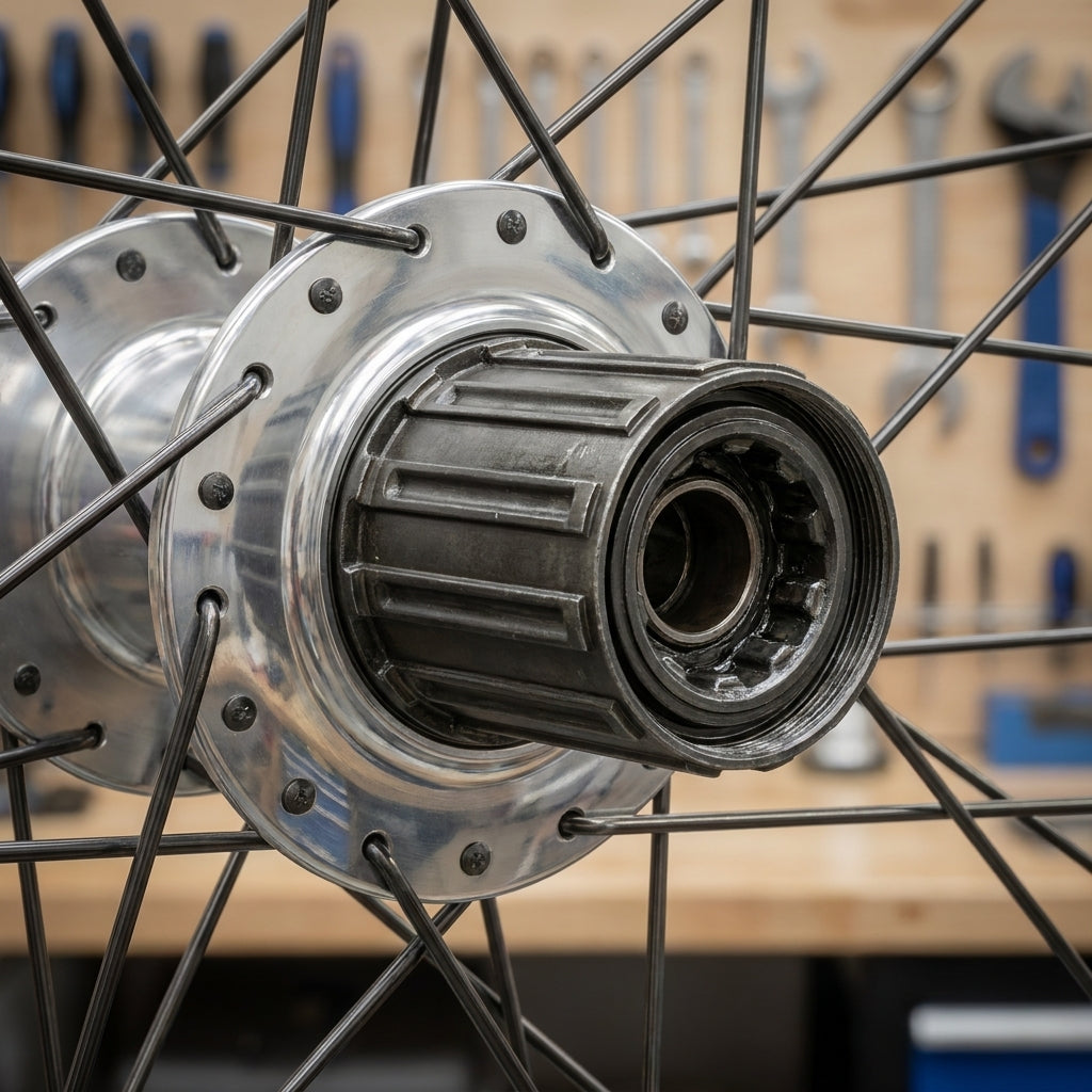 SHIMANO Freilaufkörper WH-MT15 für Fahrrad-Laufräder. Präzises, langlebiges Ersatzteil für reibungslose Kraftübertragung beim Mountainbike.