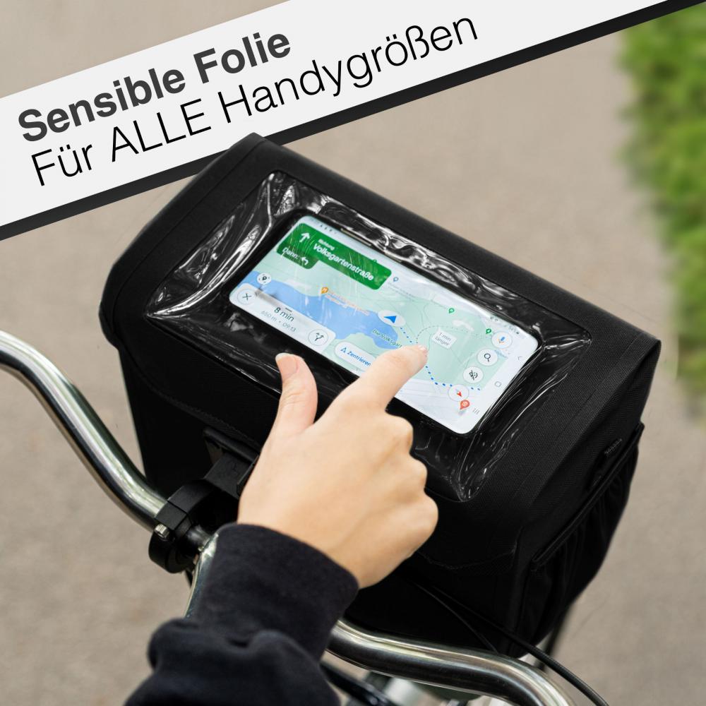 Valkental Lenkertasche Robuste Front Pack schwarz