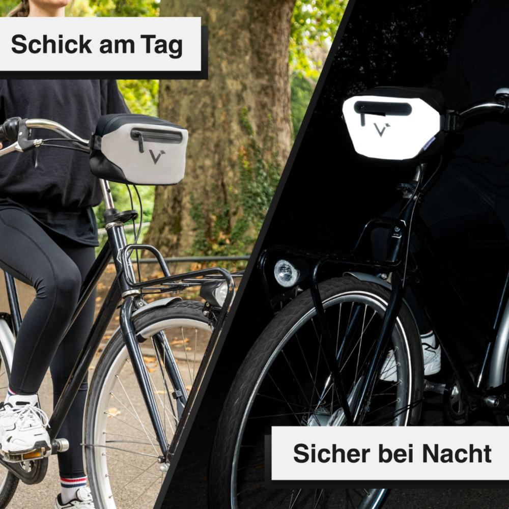 Valkental Lenkertasche 3in1 schwarz ohne Fenster