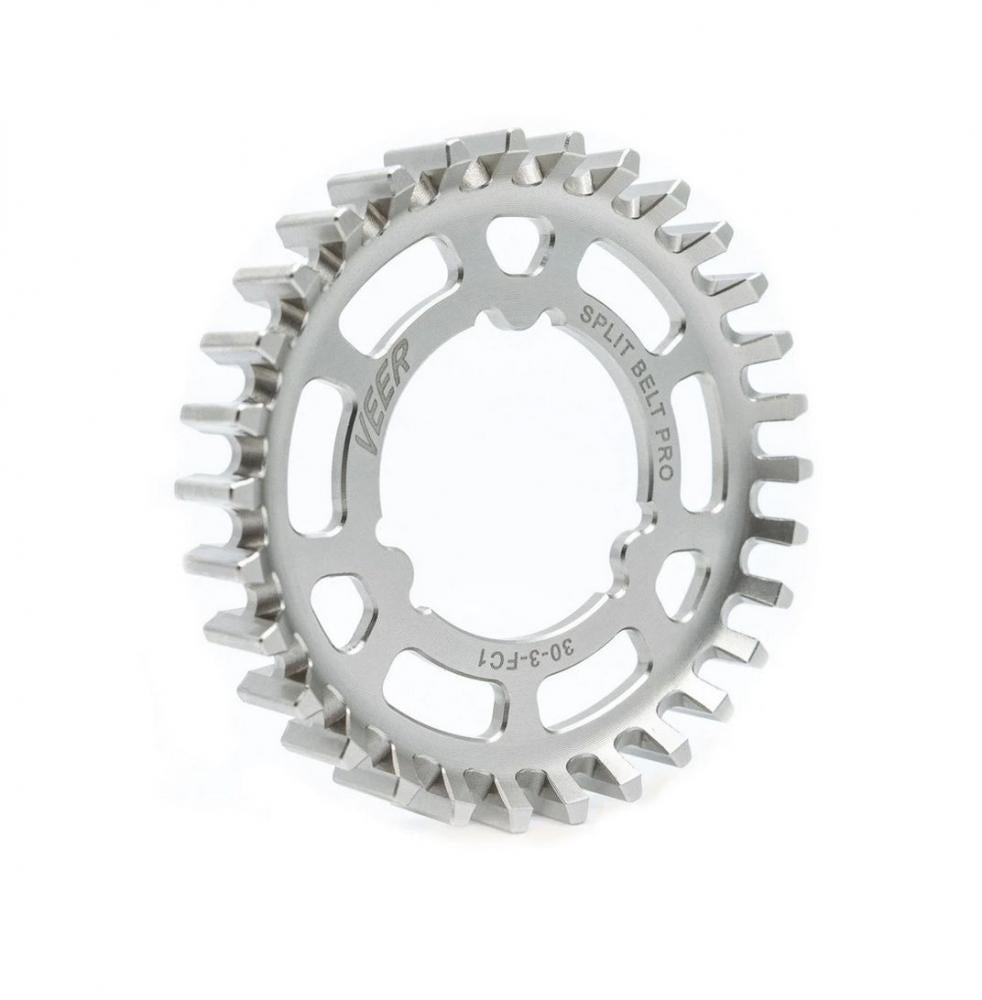 Veer Split Belt Pro Hintere Riemenscheibe, Alfine-Nexus, 3-Spline, 30 Z., silver