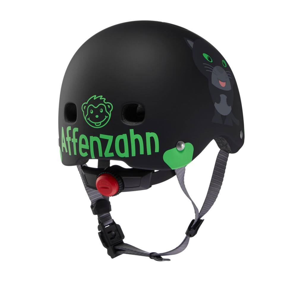 AFFENZAHN Micro Helm Panther Schwarz Größe S