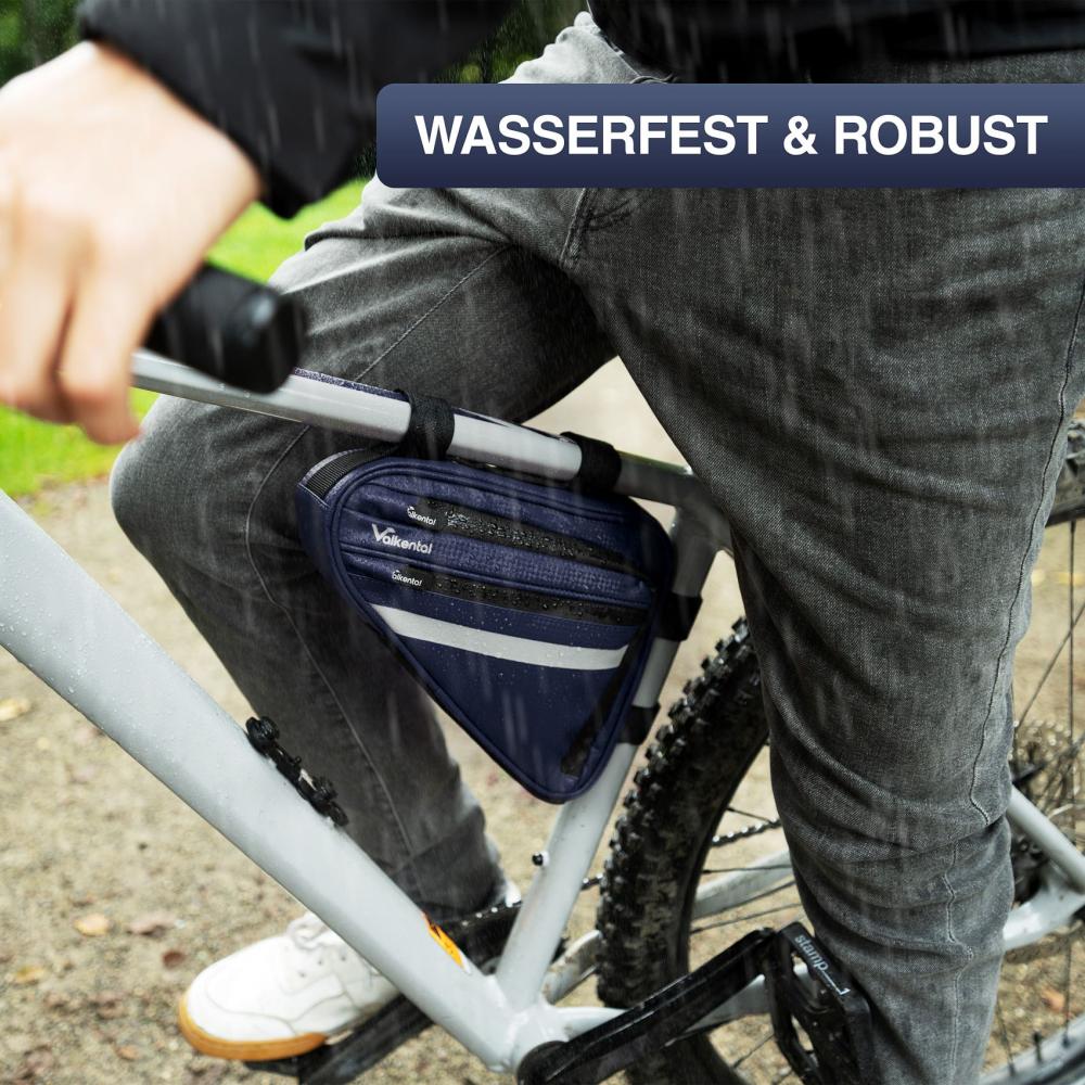 Valkental Rahmentasche Triangle Bag blau