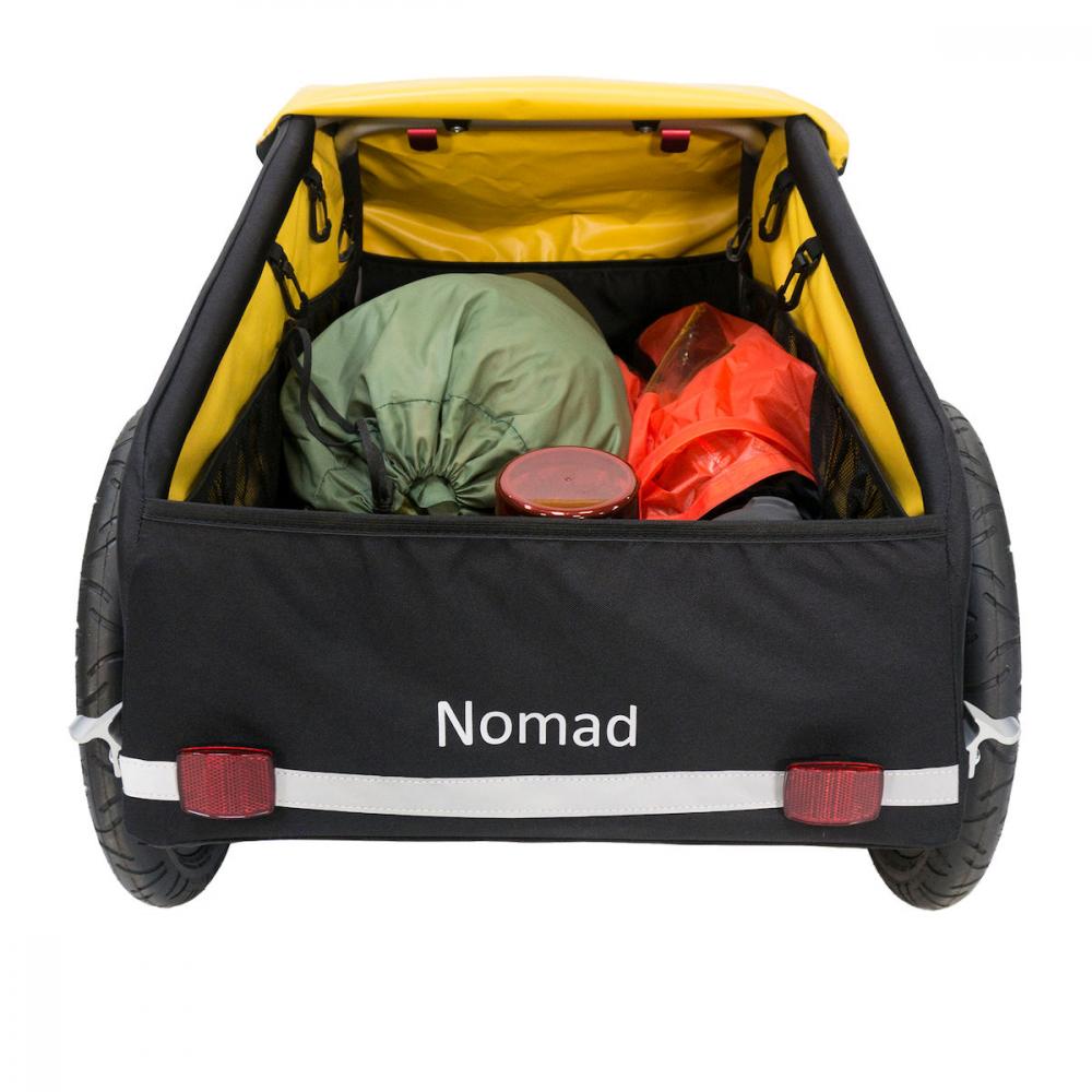 Burley Fahrrad-Lasten-Anhänger Nomad schwarz/gelb