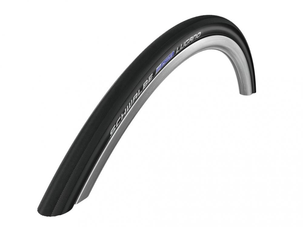 Schwalbe Reifen Lugano HS384 Draht 28 Zoll 700x20C 20-622 sw-LSkin Act. KG SC