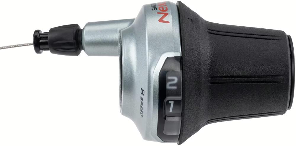 SHIMANO Drehgriffschalter NEXUS SL-C6001 8-fach Silber - präzise Gangwahl für Stadt- und Trekkingräder