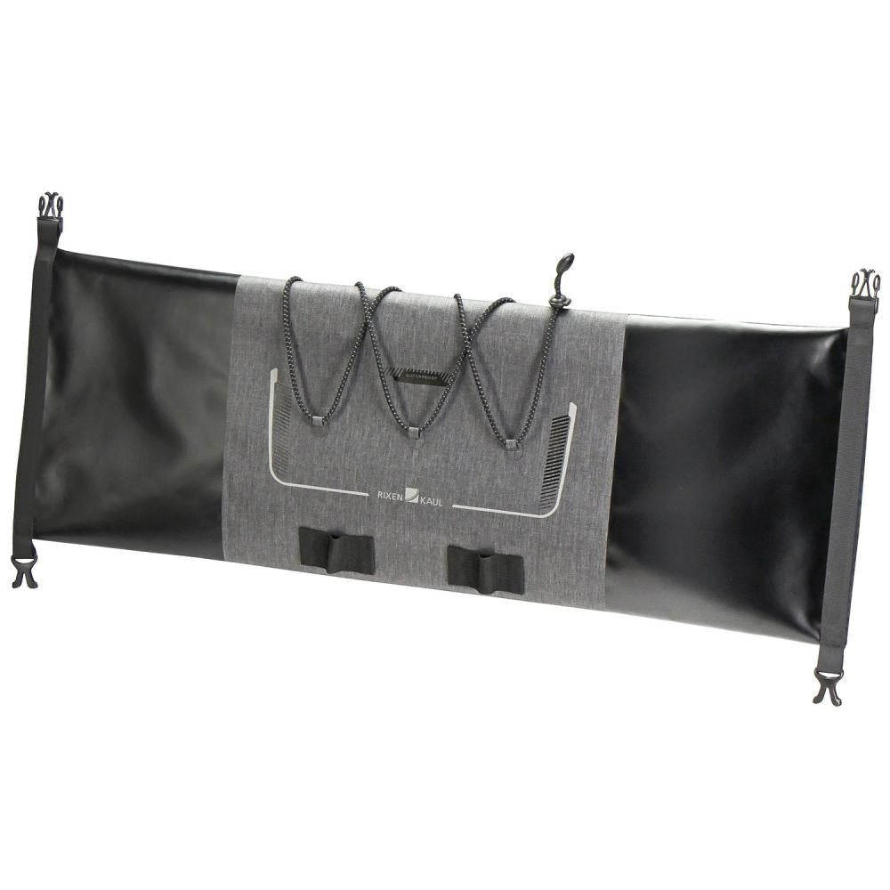 KLICKfix Lenkertasche Bikepack Waterproof grau Größe 18x36x18 cm ohne Lenkeradapter 12 ltr.