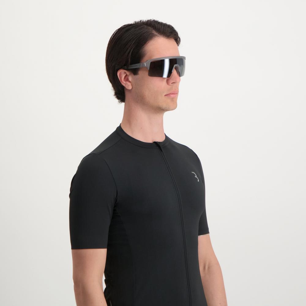 BBB Cycling BBB Sportbrille Fuse PC MLC Einheitsgröße silber - klare Sicht und Schutz beim Raßahren