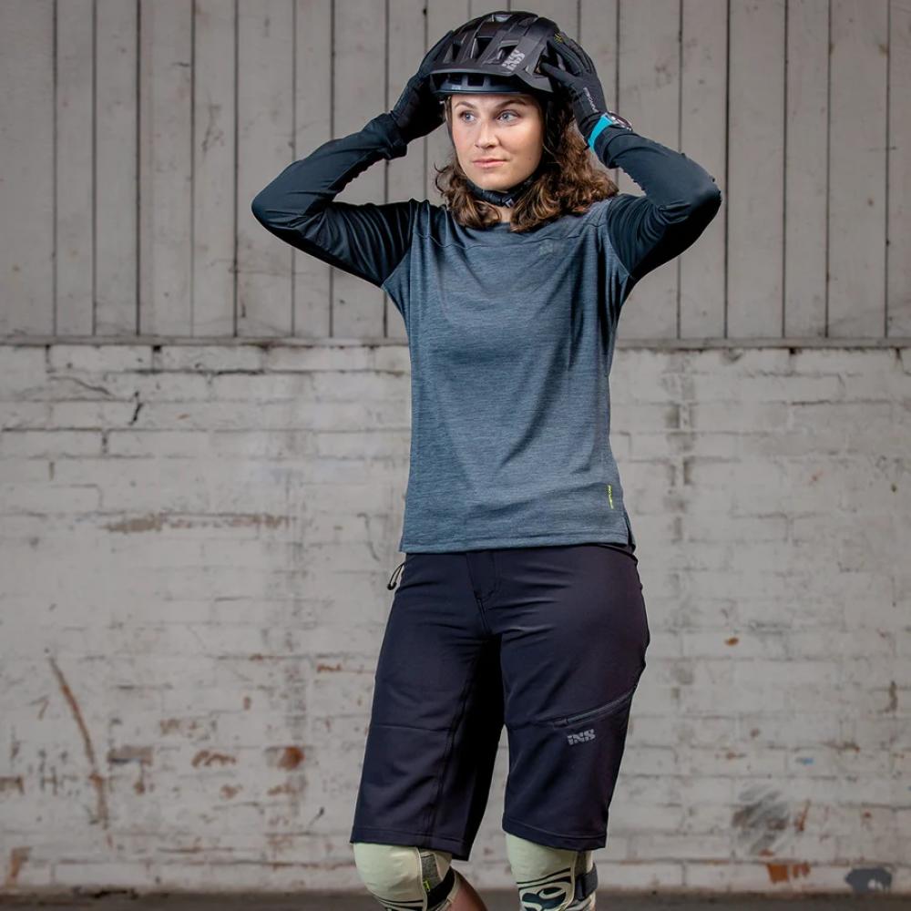 IXS Sports Division iXS Carve Evo Women Shorts 42 black - flexible MTB-Damenshorts mit 4-Wege-Stretch