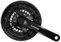 SHIMANO TOURNEY FC-TY501 Kurbelgarnitur 6/7/8-fach schwarz 42-34-24 Zähne für Mehrfachschaltungen.