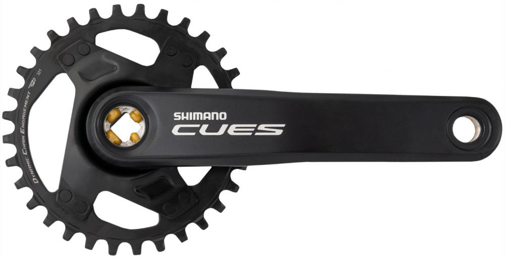 SHIMANO Kurbelgarnitur CUES FC-U4000 170 mm 32Z - robuste Allround-Kurbel für 9-/10-/11-fach Antriebe
