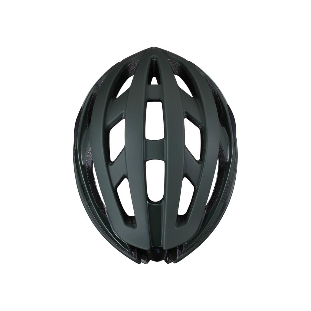 BBB Cycling BBB Helme Hawk M (54-58cm) M matt olivgrün - leichter Allround-Rennradhelm mit Top-Belüftung