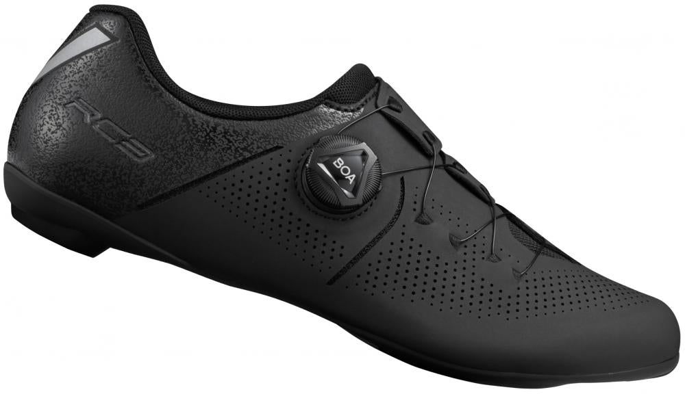 SHIMANO Fahrradschuhe RC302W Damen Road SPD-SL Fahrradschuhe Größe 37 Schwarz
