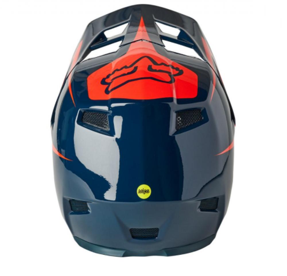 FOX Helm RAMPAGE COMP REPEAT CE CPSC Full Face Schutz Helm dark indigo L