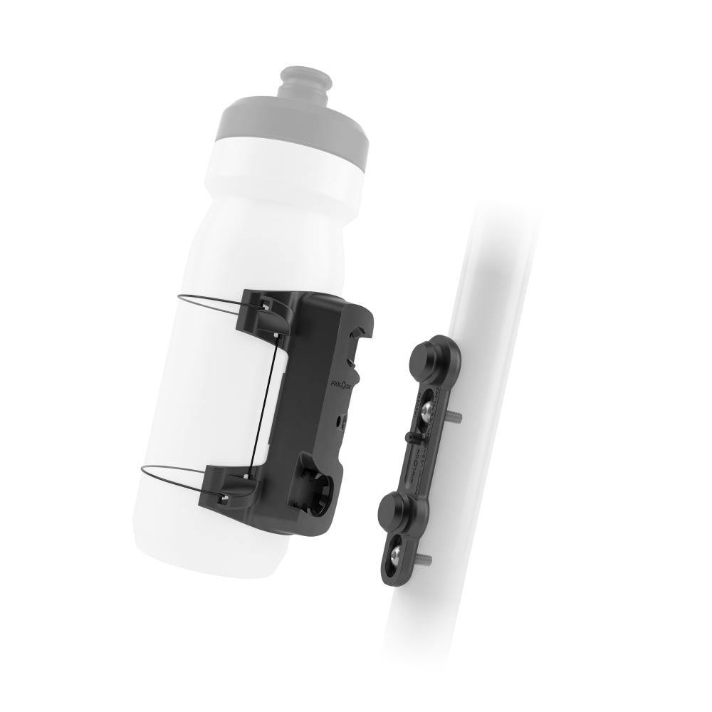 Fidlock TWIST Uni Connector + Bike Base universeller Flaschenhalter mit BOA® Fit System für Flaschen bis 80 mm Durchmesser, inklusive magnet-mechanischer Halterung