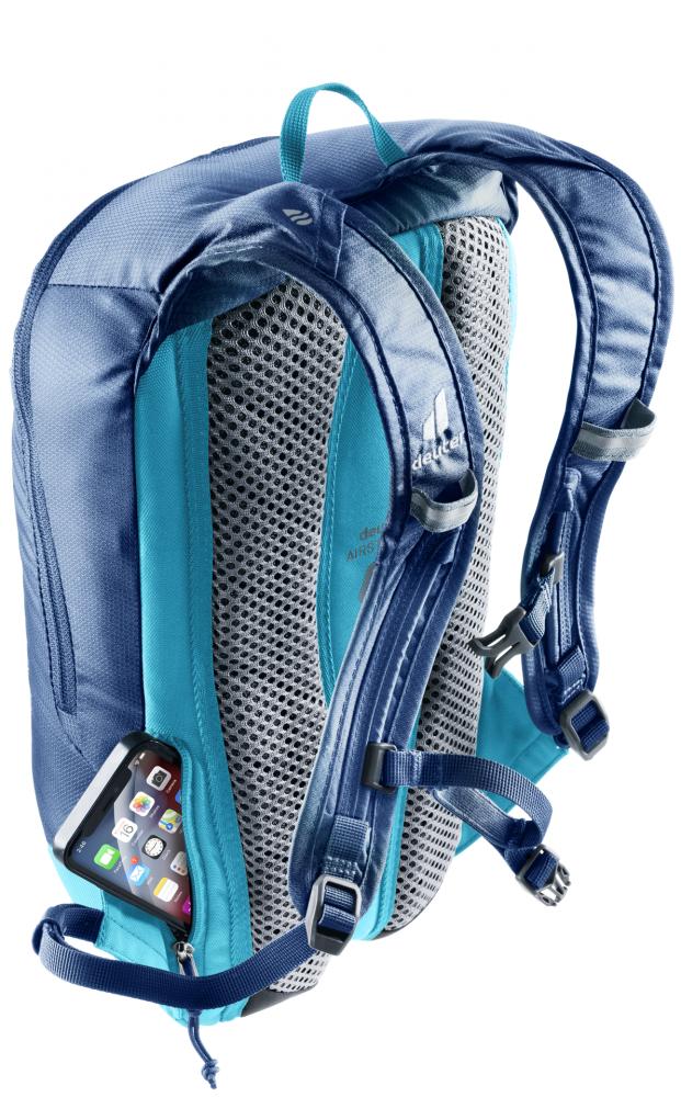 Deuter Junior Bike Fahrradrucksack 8L - Kinderrucksack Nightblue-Wave mit Airstripes