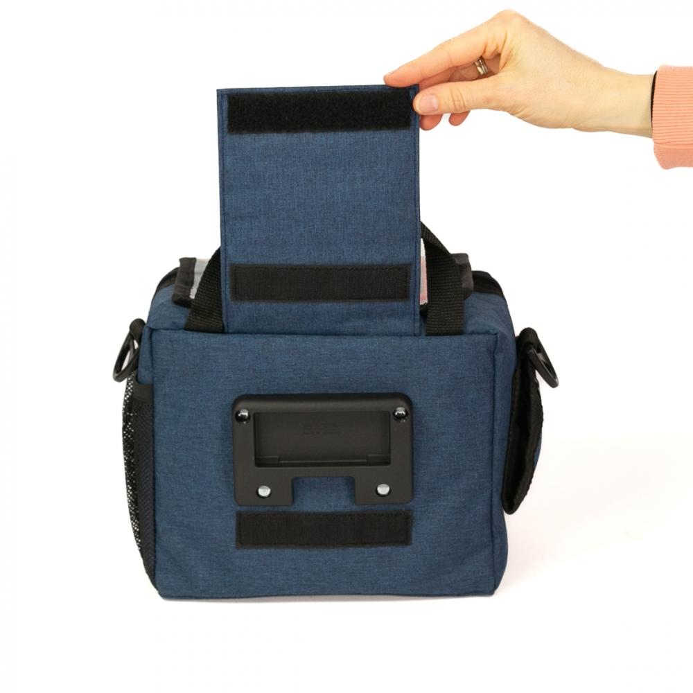 Haberland Lenkertasche 6l Bottle blau - praktische Lenkertasche mit KLICKfix und Flaschenfach