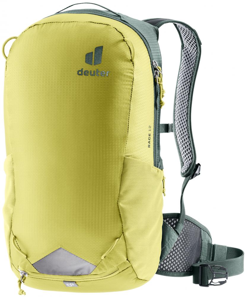 Deuter Race 12 Fahrradrucksack Sprout-Ivy 12L - Leichter & stabiler Begleiter für Radfahrer