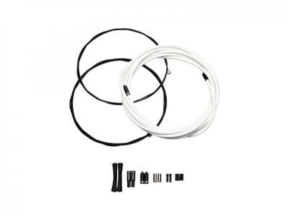 SRAM SlickWire Schalt-/Bremskabel-Kit weiß - präzise Schalt- und Bremsperformance für Road & MTB