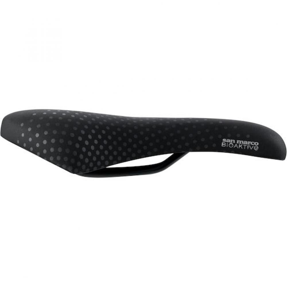 Selle San Marco Sattel Sportive Gel 150 x 270 mm Schwarz - komfortabler Trekking- & City-Sattel