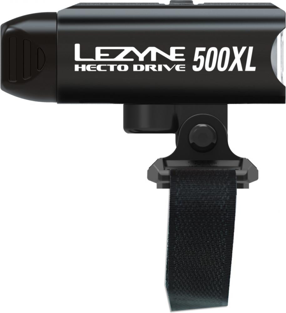 Lezyne Hecto Drive 500XL Helmlampe 500 Lumen USB wiederaufladbar 8 Leuchtmodi GoPro-kompatibel Composite Matrix schwarz