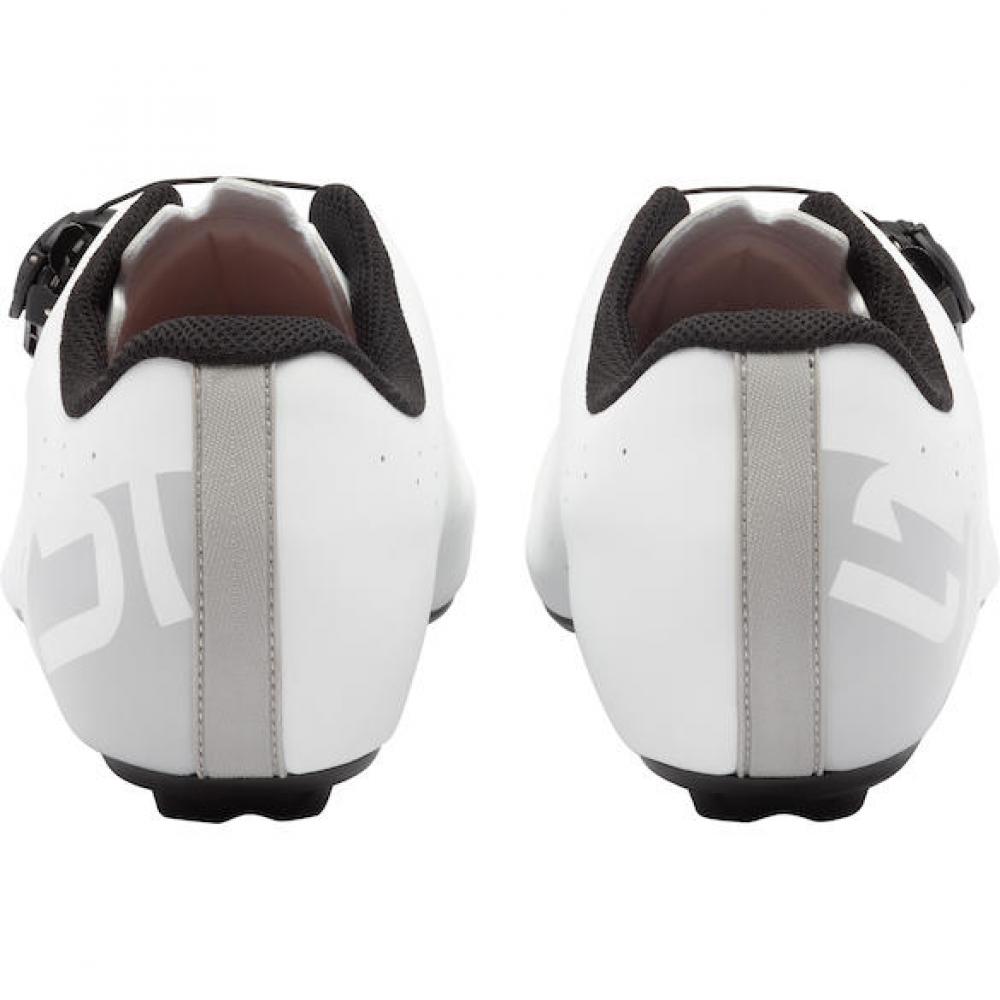 Sidi ROAD FAST 2 white/gray 46,5 Weiß - aerodynamischer Rennradschuh mit Steifigkeitssohle