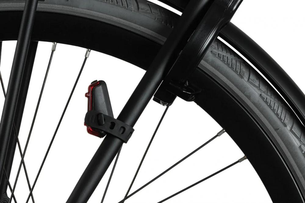 Axa DWN REAR SIGNAL Akku-Rücklicht mit Bremslichtfunktion 19 g Schwarz - Sichere Fahrradbeleuchtung