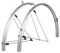 SKS Bluemels Basic 28 Schutzblech-Set 35mm silber - Robuste Alu-Kunststoff-Konstruktion mit ASR-System