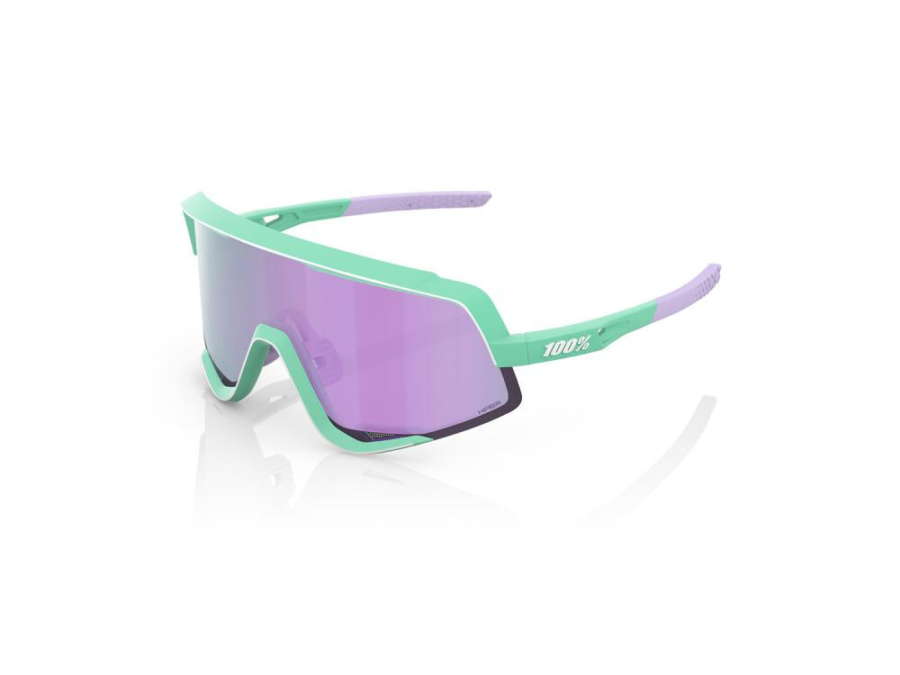 100% Glendale - HiPER Mirror Lens unis Soft Tact Mint - High-Performance Sportbrille
