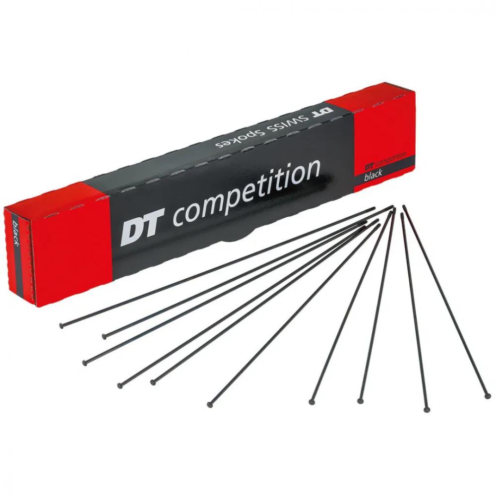 DT Swiss Speiche Competition 2.0 / 1.8 306 mm schwarz Straightpull - robuste Performance