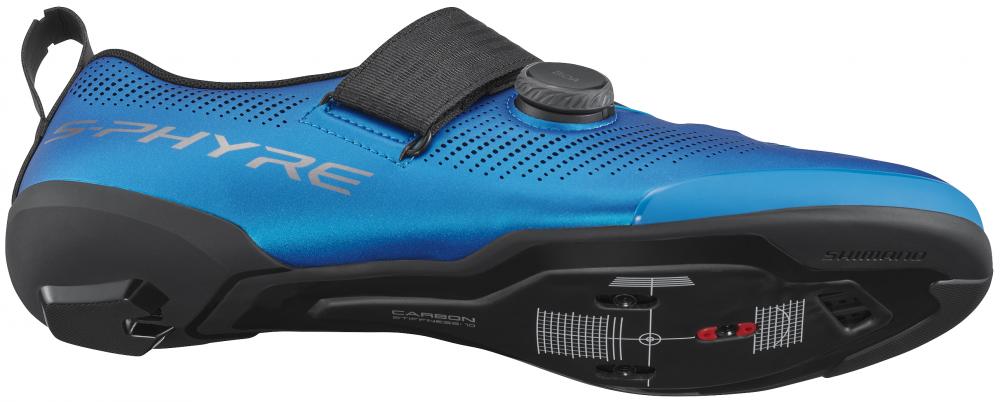 SHIMANO Fahrradschuhe TR903 Herren/Damen Road SPD-SL Fahrradschuhe - Größe 45, Blau