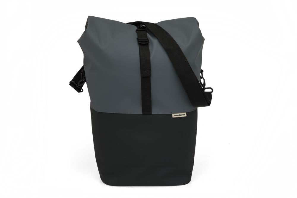 New Looxs Radtasche Nyborg Single Dark Grey/Black 18L Grey - flexible Einzel-Gepäckträgertasche
