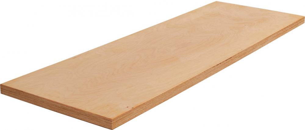 VAR Holz-Arbeitsplatte MO-52282 für 2 Schränke 463 - robuste, pflegeleichte Werkbanklösung