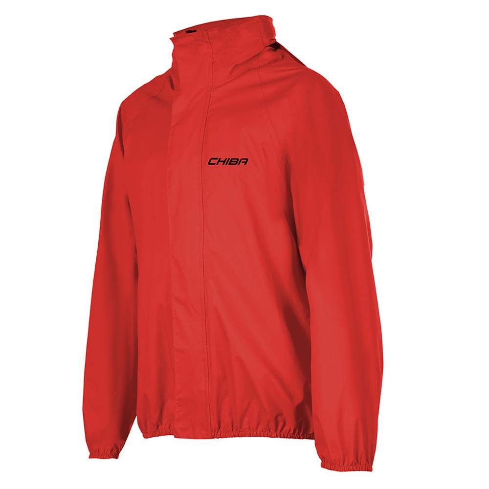 CHIBA Regenjacke Rain Kids - wasserdicht, winddicht & atmungsaktiv, rot, XL